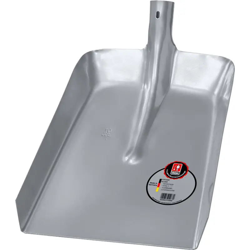 IDEAL Randschaufel SILVER Größe 5 340 x 270 mm Stahlblech ohne Stiel - 1070500 Geprüft