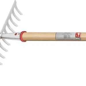 IDEAL Gartenrechen Arbeitsbreite 428 mm 16 Zinken mit konischer Dülle ohne Stiel - 66401600 Neu Im Sortiment