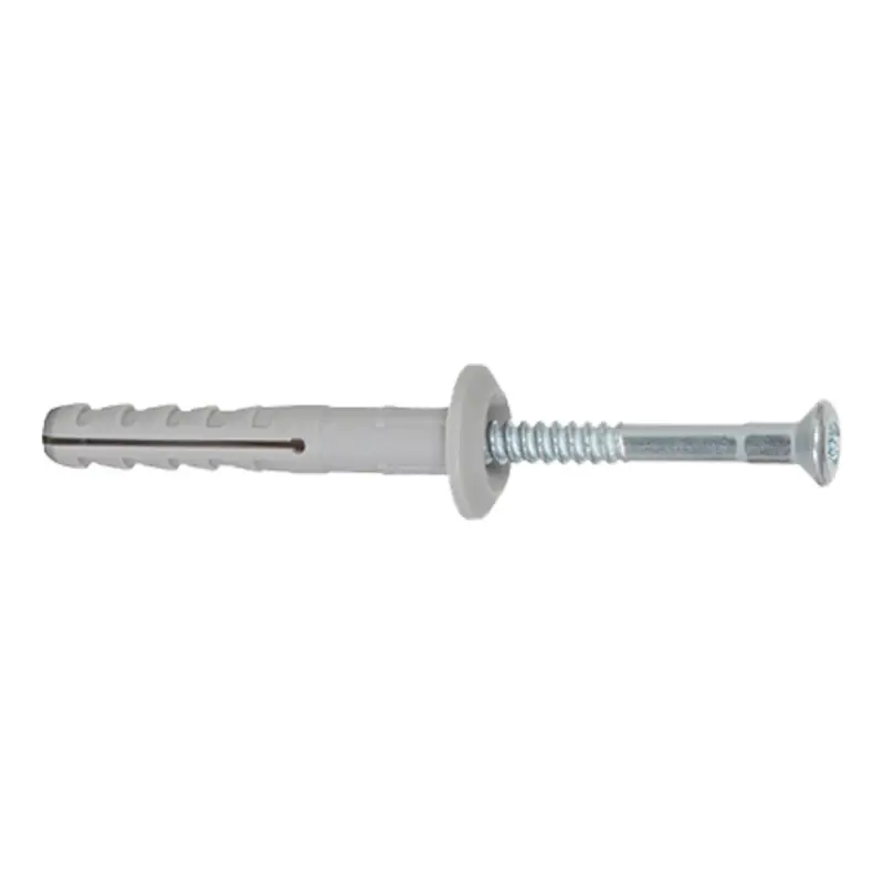 Neue Ware Fischer 100x Nageldübel N 6 x 40/7 P Nagelschraube - 48795