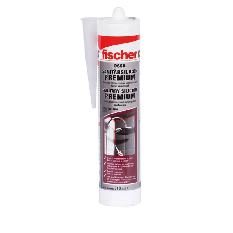 Fischer 1x Sanitärsilicon 310 ml DSSA GR grau - 053102 Jetzt Bestellen