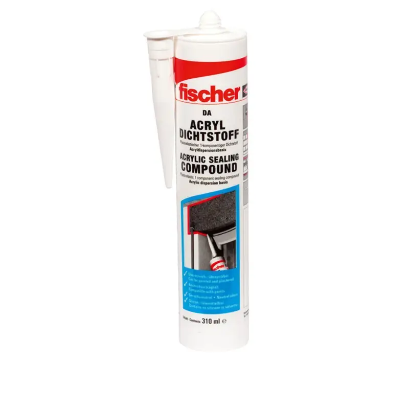 Fischer 1x Acryldichtstoff DA W weiß - 053110 Heißes Angebot