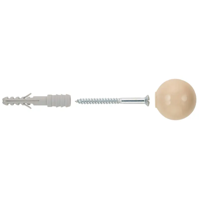 Fischer 5x Türstopper TS 8 S schwarz - 060539 Direkt Vom Hersteller