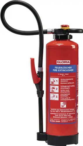 GLORIA Wasserfeuerlöscher WKL 9 PRO 9l Aufladegerät Brandkl.27 A m.Wandh - 8038510000 Bestseller