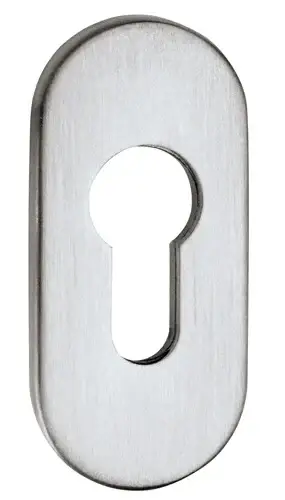 edi Schlüsselrosette 0811/9003 Alu.F1 Schildst.9mm PZ ov - 0811/9003/01 Preis Gesenkt
