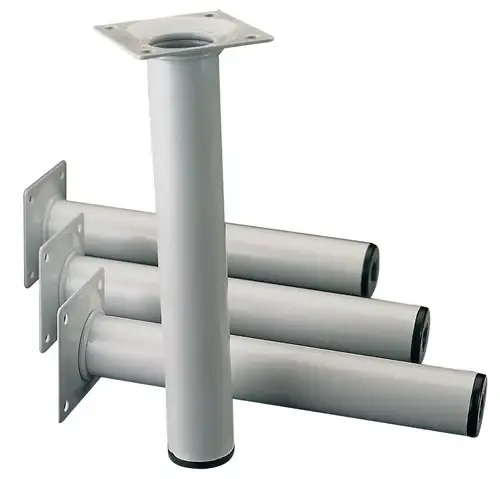 ELEMENT SYSTEM Möbelfuß weißaluminium 30 mm H.700 mm Platte - 11100-00076 Nur Heute