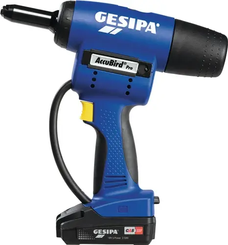 Direktkauf GESIPA Akkublindnietsetzgerät AccuBirdPro 12-tlg.13000N Schiebeakku,Ladegerät L-Boxx - 1679661