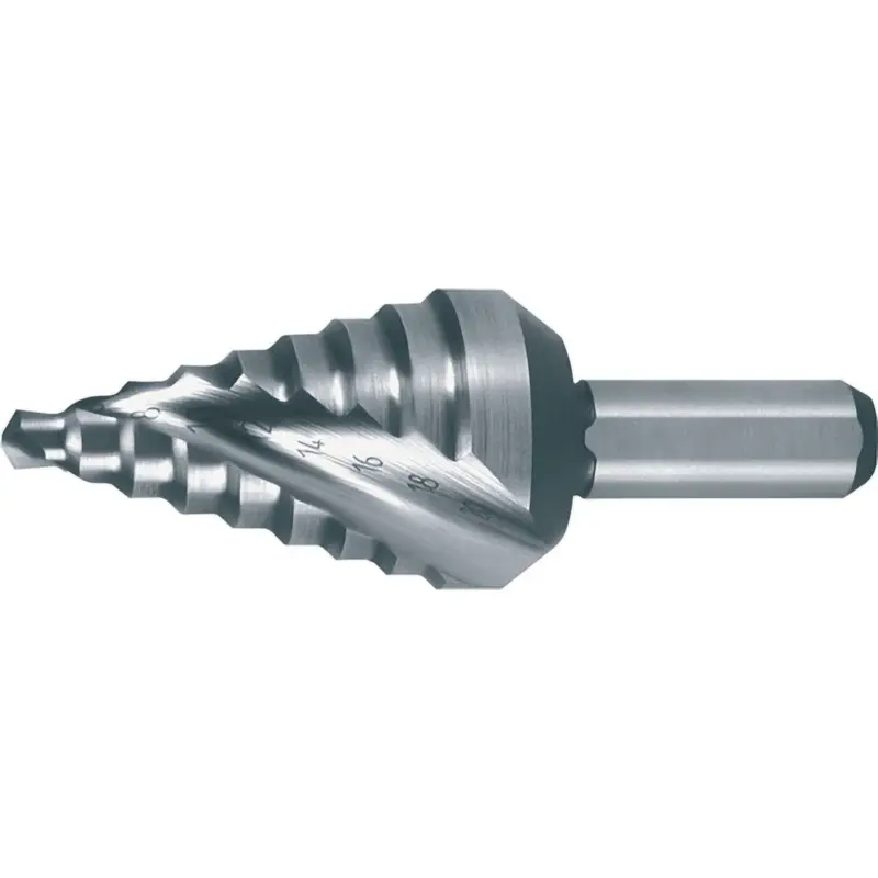 RUKO Stufenbohrer HSS spiralgenutet mit Kreuzanschliff kurz Ø 4 - 20 mm - 101062 Sonderangebot