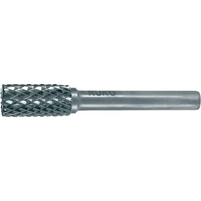 Solange Der Vorrat Reicht RUKO Hartmetall-Frässtift ZYAS Ø 8 mm Kopflänge 18 mm Schaft-Ø 6 mm blank Verzahnung KVZ 4 mit Stirn - 116016