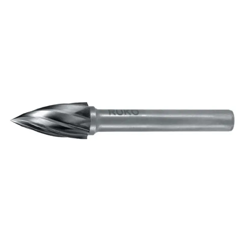 Schnäppchen RUKO Hartmetall-Frässtift SPG Ø 6 mm Kopflänge 18 mm Schaft-Ø 6 mm Verzahnung Alu - 116025A