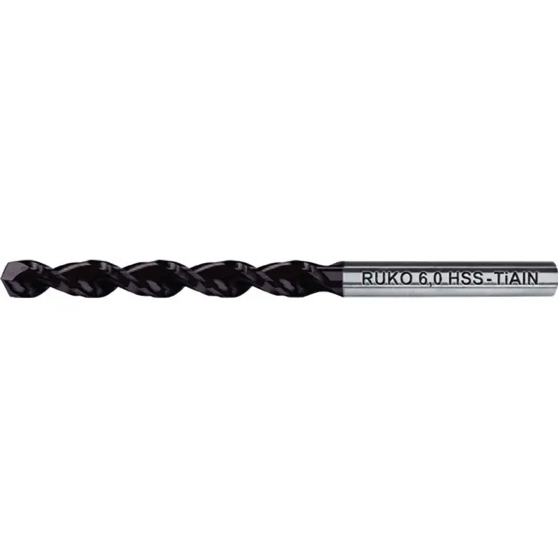 RUKO 10x Spiralbohrer DIN 338 TL 3000 TiAlN HSS Ø 10,2 mm - 258102F Sonderangebot