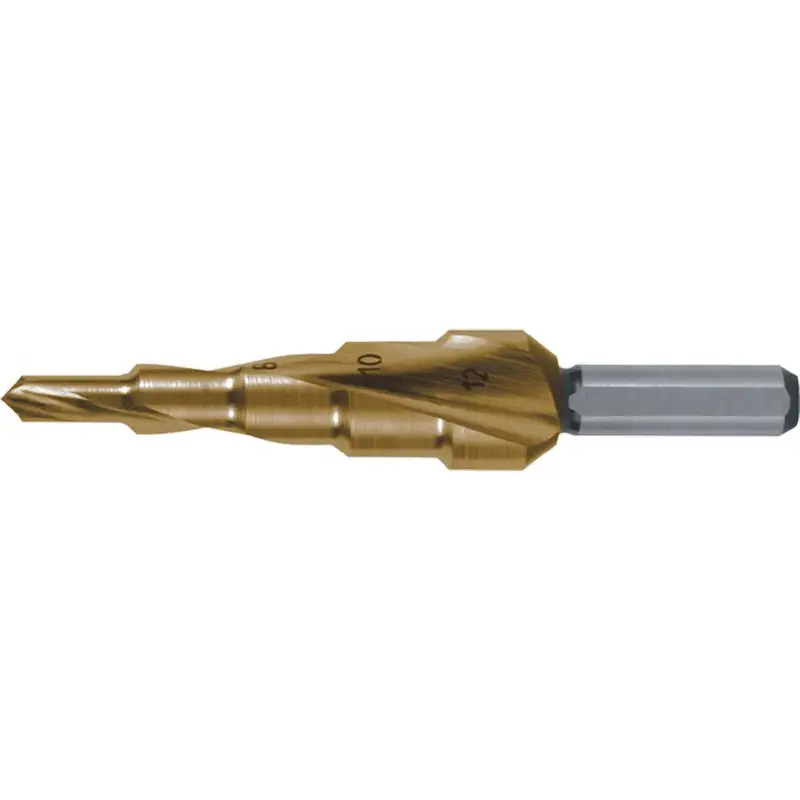 RUKO Stufenbohrer HSS-TiN spiralgenutet mit Kreuzanschliff Ø 4 - 12 mm - 101050-5T Direkt Vom Hersteller