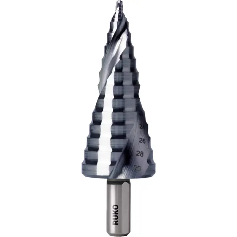 Garantierte Lieferung RUKO ULTIMATECUT Stufenbohrer HSS RUnaTEC mit FLOWSTEP® Spitze Gr.2 - 101652P