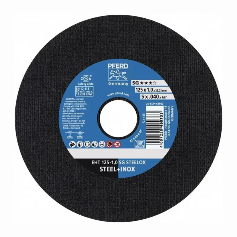 Günstig PFERD Trennscheibe SG STEELOX Ø 125 x 2,4 mm gerade - 61331432