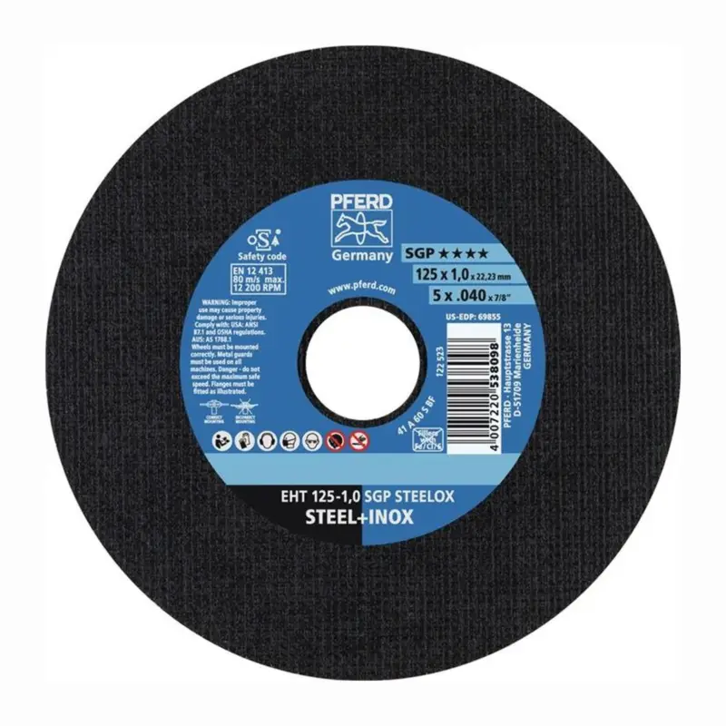 PFERD Trennscheibe SGP STEELOX Ø 125 x 1 mm gerade - 61331421 Online Kaufen