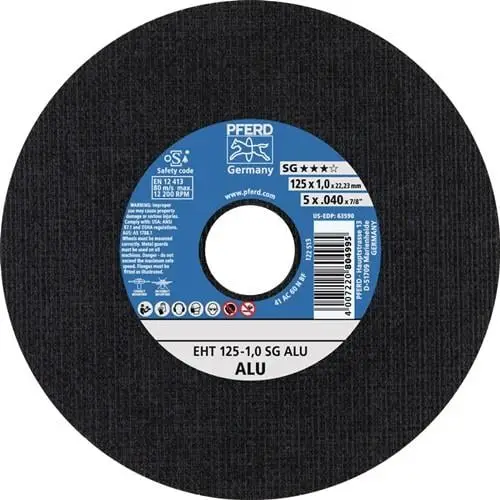 Top-Preis PFERD Trennscheibe SG ALU Ø 125 x 1 mm gerade - 61341115