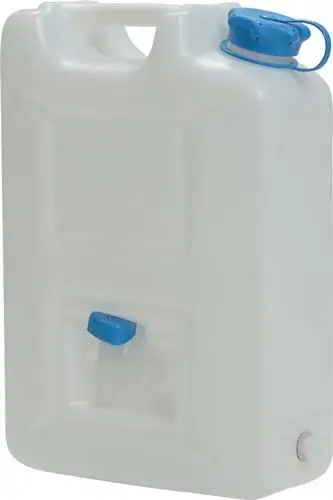 Wochenendangebot hünersdorff Wasserkanister 22 l HD-PE stapelbar, mit Auslaufhahn - 816700