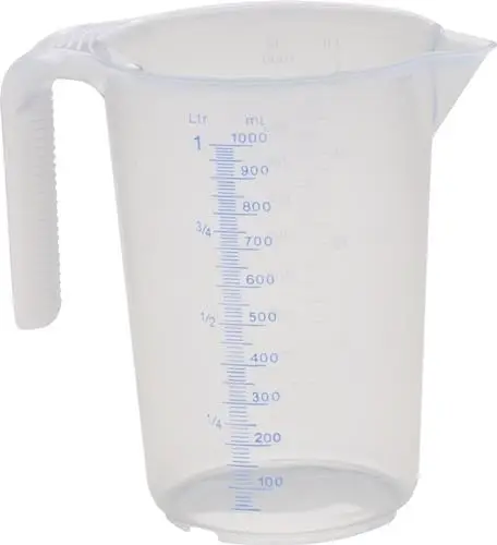 Schnäppchen hünersdorff Messkanne 1000 ml Polypropylen transparent - 936500