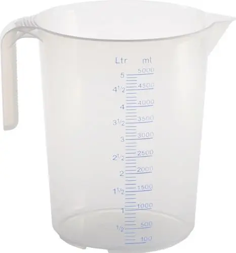 hünersdorff Messkanne 5000 ml Polypropylen transparent - 939500 Rabatt