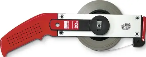 Highlight BMI Rahmenbandmaß ERGOLINE L.50m Band-B.13mm B mm/cm EG II Alu.weiß Stahlmaßband - 301024050BF