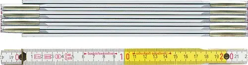 Neuheit BMI Gliedermaßstab 9802 L.2m B.16mm mm/cm EG III Buche weiß-gelb - 982980200