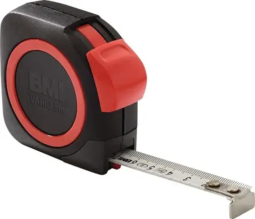 BMI Taschenrollbandmaß VARIO L.2m B.13mm mm/cm EG II ABS Automatic - 411241120 Must-Have