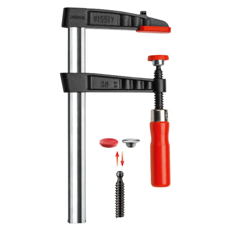 Bessey Temperguss-Schraubzwinge 250 x 80 mm - TG25B8 Top-Preis