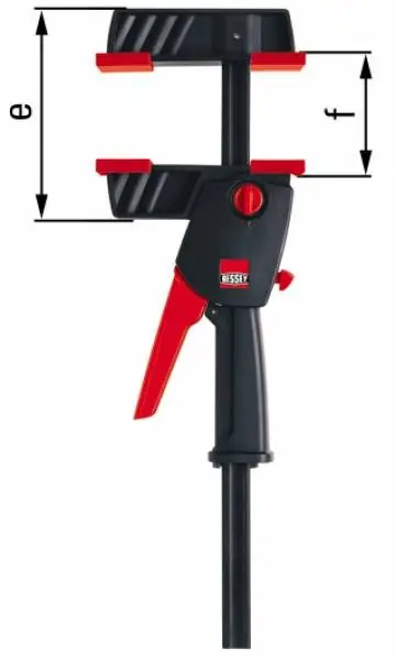 Markenprodukt Bessey Einhandzwinge DuoKlamp 300 mm - DUO30-8