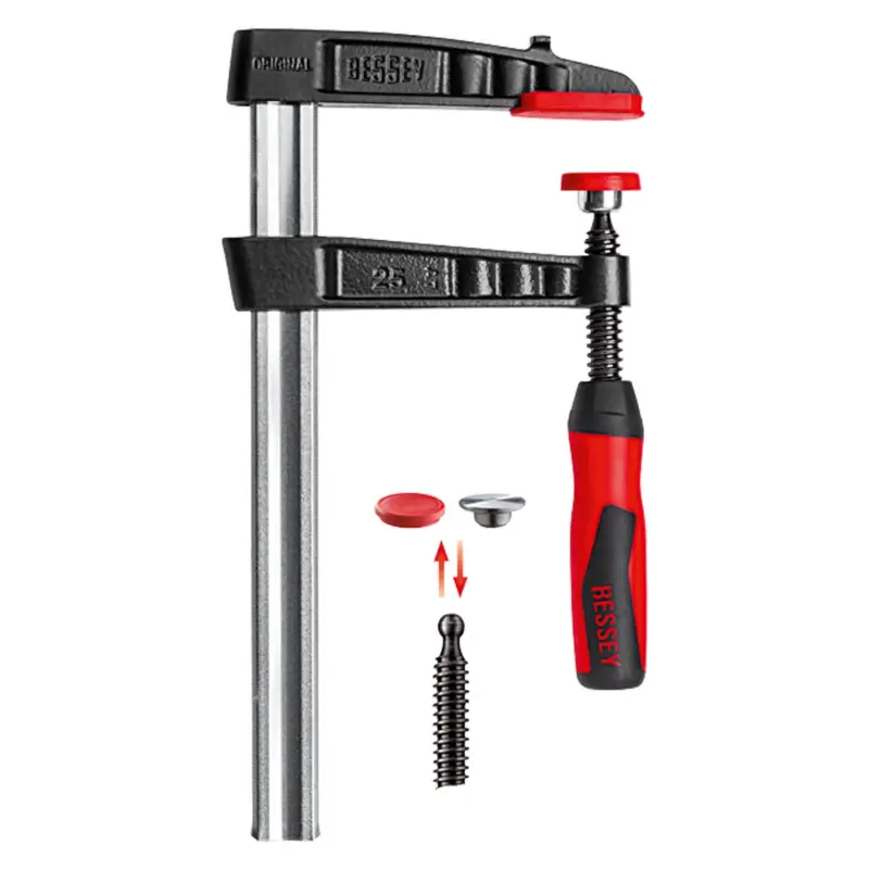 Bessey Temperguss-Schraubzwinge 800 x 140 mm - TG80S14-2K Highlight