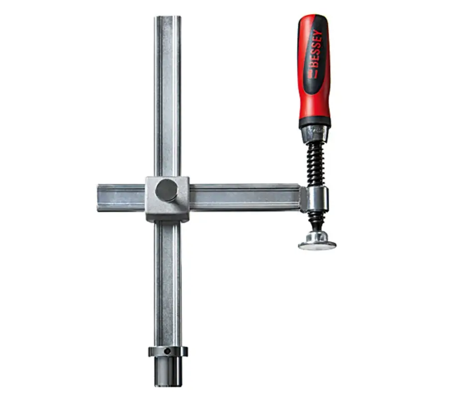 Ausverkauf Bessey Spannelement für Schweißtische mit variabler Ausladung 2k-Kunststoffgriff 300 mm - TWV28-30-17-2K