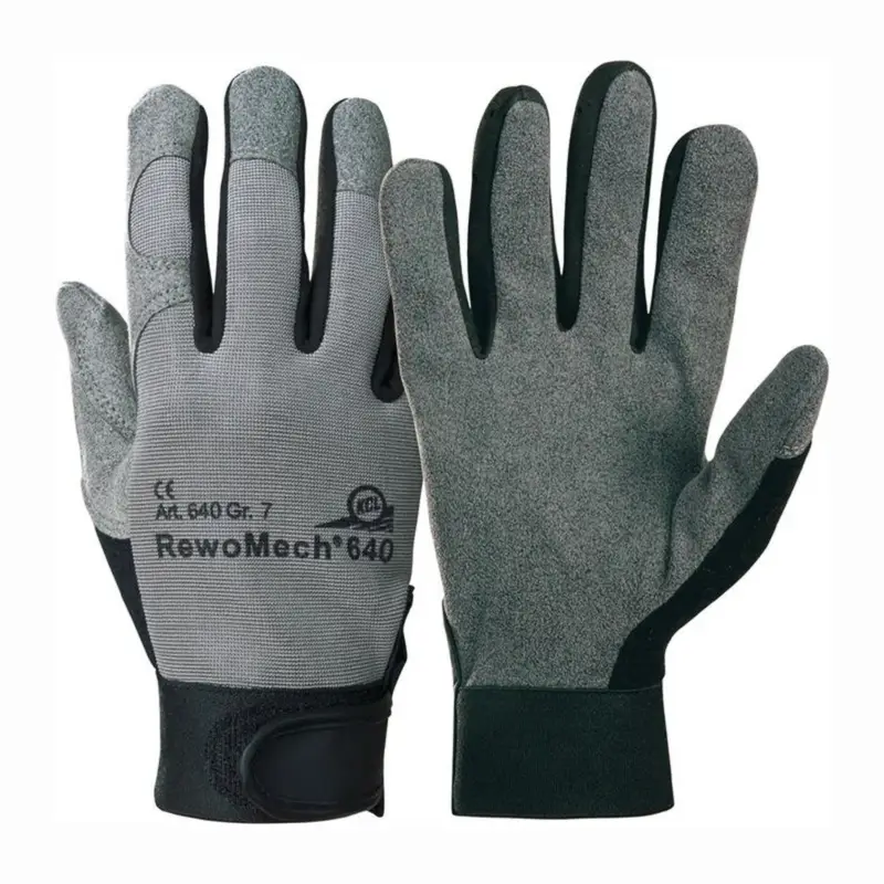 Honeywell Kunstlederhandschuhe RewoMech 640 schwarz/grau Gr. 10 - 640/10 Versand Am Gleichen Tag