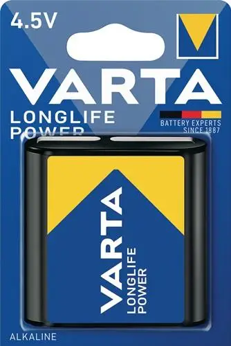VARTA Batterie Longlife Power 4,5 V 6100 mAh - 4912 121 411 Jetzt Kaufen