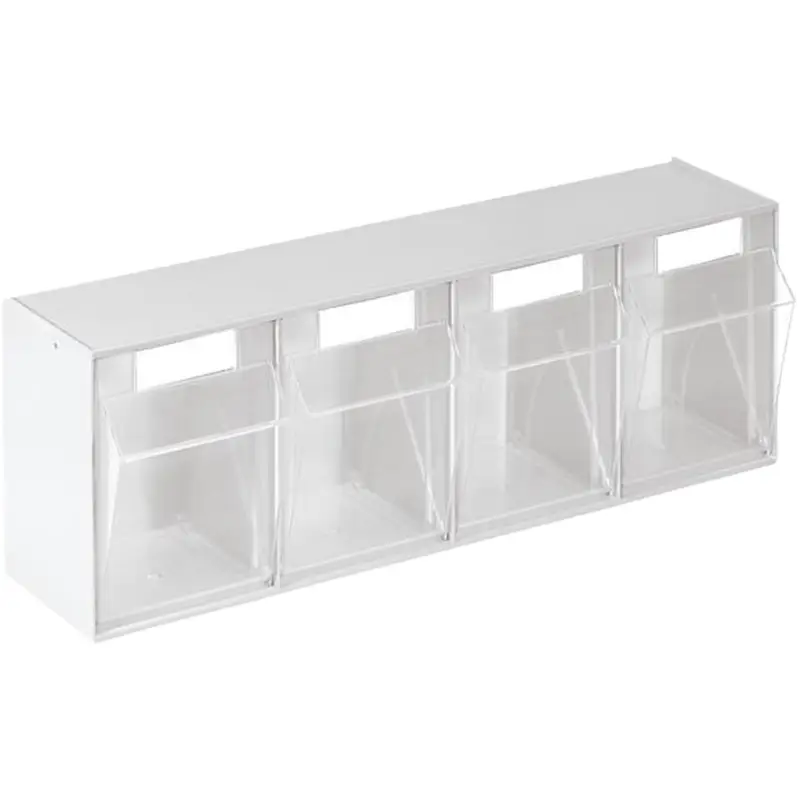 Neuheit Lockweiler Klarsichtmagazin H 207 x B 600 x T 172 mm weiß - 1500413