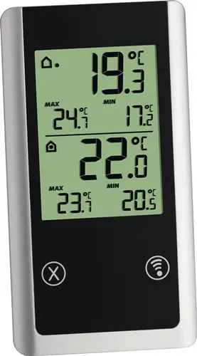 TFA Funkthermometer Joker auß.-50 b.70GradC/ in.0 b.50GradC H152xB82xT72mm Ku - 30.3055.01 Letzte Chance