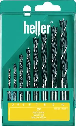 Kracherpreis heller CV Holzspiralbohrersatz 8tlg. - 18736