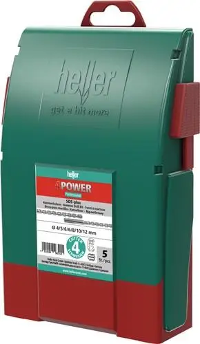 Markenprodukt heller Hammerbohrersatz 4Power 7tlg. SDS-plus - 29199