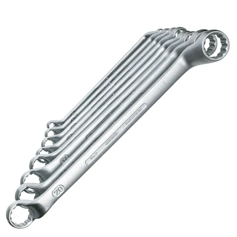 Gedore 8tlg. Doppelringschlüssel-Satz 6-22 mm - 2-8 Begrenztes Angebot