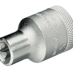 Zertifiziert Gedore Steckschlüsseleinsatz TX 19 1/2″ E12 x 38 mm - 6147340