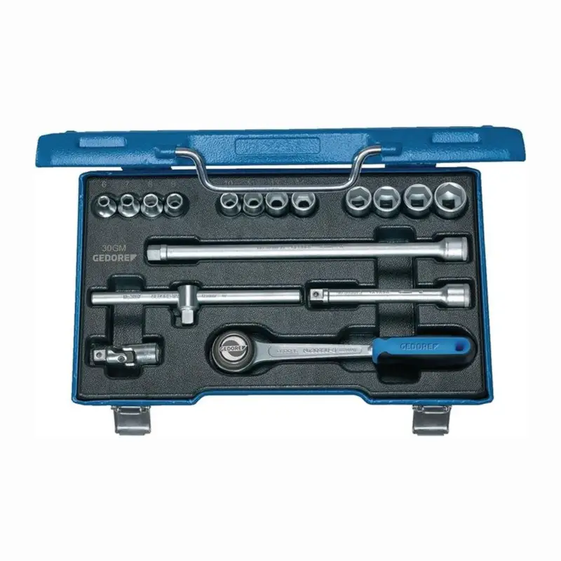 Heißes Angebot Gedore Steckschlüsselsatz 30 GMU-3 17tlg. 3/8″ SW 6-19 mm Anzahl Zähne 72 6-kant - 6235980