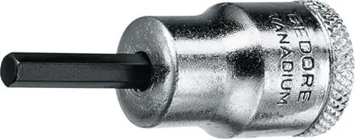 Finale Aktion Gedore Steckschlüsseleinsatz IN 30 3/8″ Innen-6-kant SW 4 mm - 6241010
