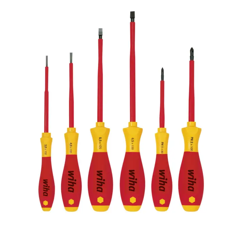 Angebot Wiha 320N K6 Schraubendrehersatz SoftFinish electric Schlitz/Phillips 6tlg. - 00833