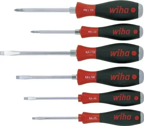 Preisreduziert Wiha Schraubendrehersatz 530 ZK6 6tlg. Schlitz / PZD - 21251