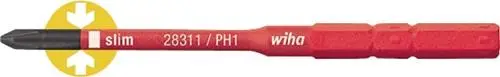 Schnäppchen Wiha Wechselklinge SlimBit electric PH 1 x 75 mm VDE isoliert - 34583