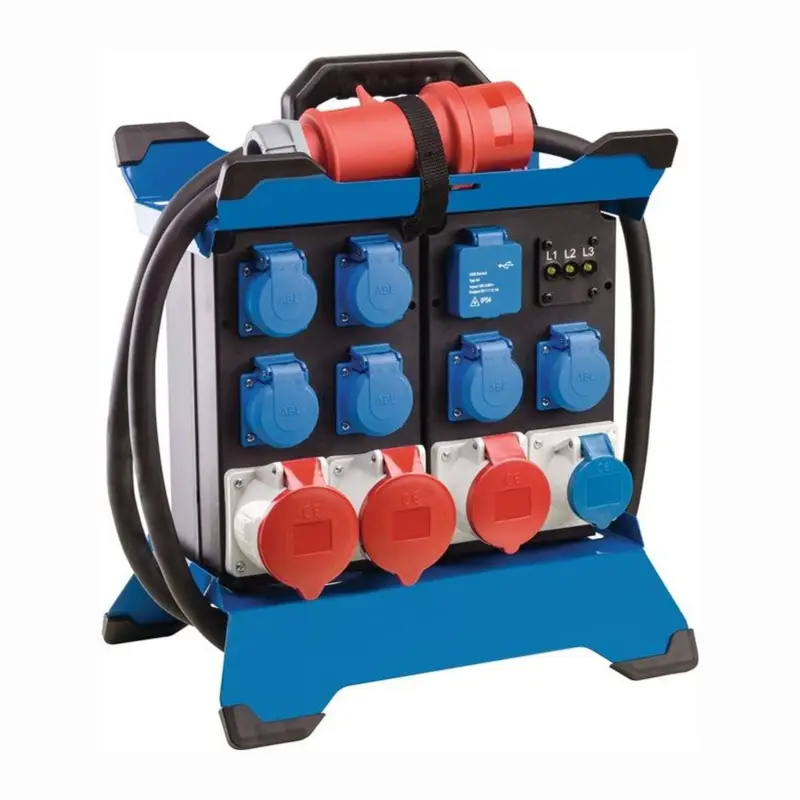 as Schwabe CEE-Standstromverteiler STECKY DUO 4 CEE-Stecker 400V, 32 A, 5-polig - 60934 Preis Gesenkt
