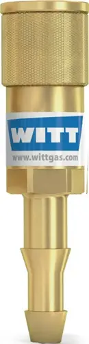 Heißes Angebot WITT Schlauchkupplung SK 100-1,SK 100-2 Brenngas 9mm Körper - 150005
