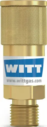Preisknaller WITT Schlauchkupplung SK 100-1,SK 100-2 Brenngas G 3/8Zoll LH AGS Körper - 150064