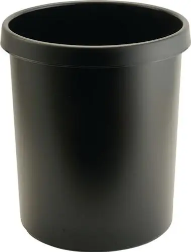 Billig helit Papierkorb 30 l H405xØ350 mm mit Griffrand - H61061-95