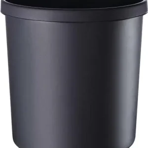 helit Papierkorb 18 l H310xØ295 mm mit Griffrand schwarz - H61064-95 Solange Der Vorrat Reicht