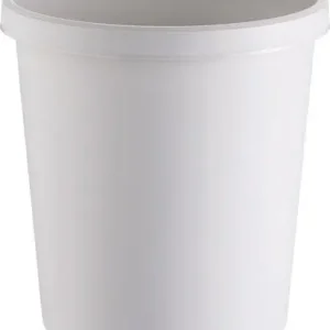 Must-Have helit Papierkorb 18 l H331xØ315 mm mit Griffrand lichtgrau - H6123882