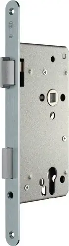 Geprüft SSF Haustür-Einsteckschloss PZW 20/65/92/10mm DIN L silber rd - A2801 5L/101G VRN