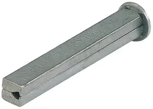 HOPPE VK I-Profilstift 4-KT.10x100mm Fe verz.geteilt - 4546580 Abverkauf